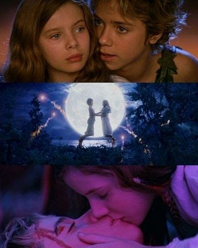 wendy and peter pan kiss|peter pan 2003 tambile kiss.